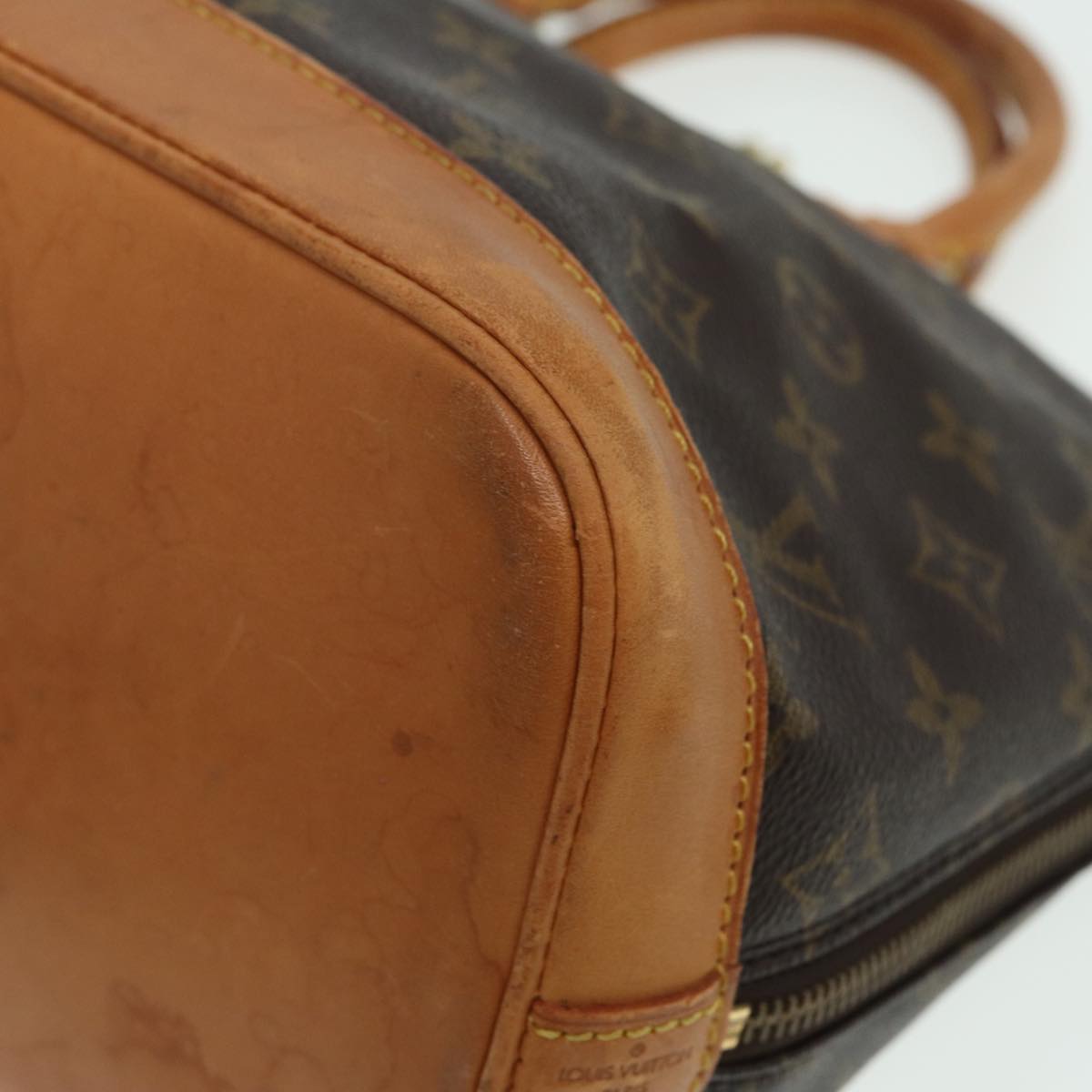 LOUIS VUITTON Monogram Alma Hand Bag M51130 LV yk13978