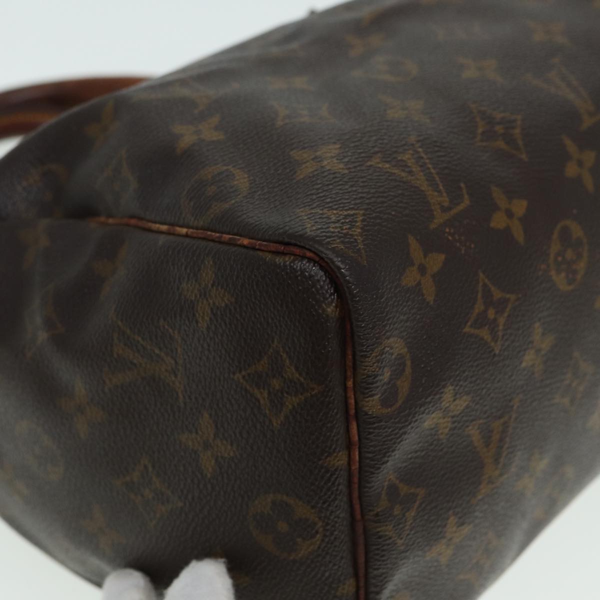 LOUIS VUITTON Monogram Speedy 25 Hand Bag M41528 LV yk14001