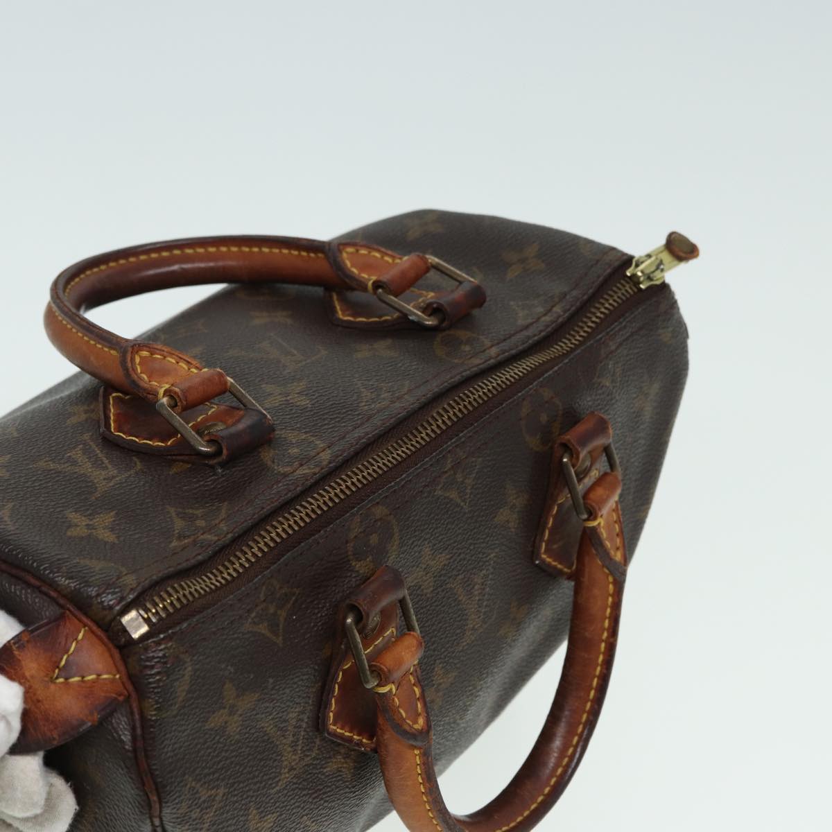 LOUIS VUITTON Monogram Speedy 25 Hand Bag M41528 LV yk14001