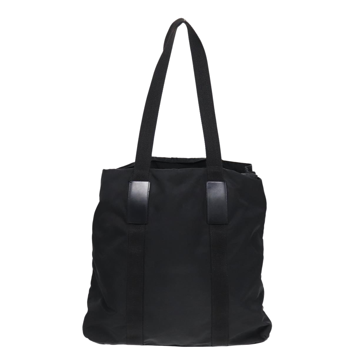 Luxury Prada Tote Bag Nylon Black Silver  yk14228