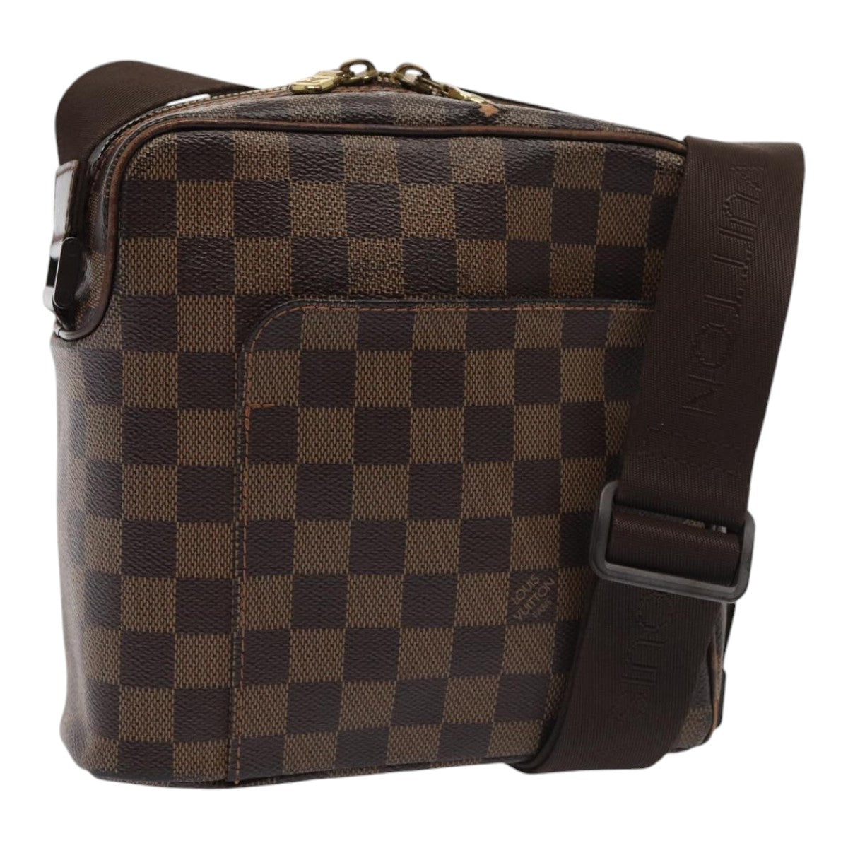 LOUIS VUITTON Damier Ebene Olaf PM Shoulder Bag N41442 LV yk14316
