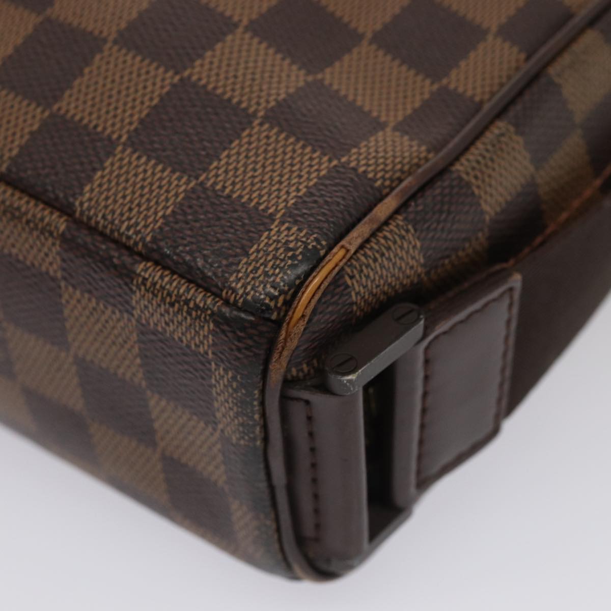 LOUIS VUITTON Damier Ebene Olaf PM Shoulder Bag N41442 LV yk14316