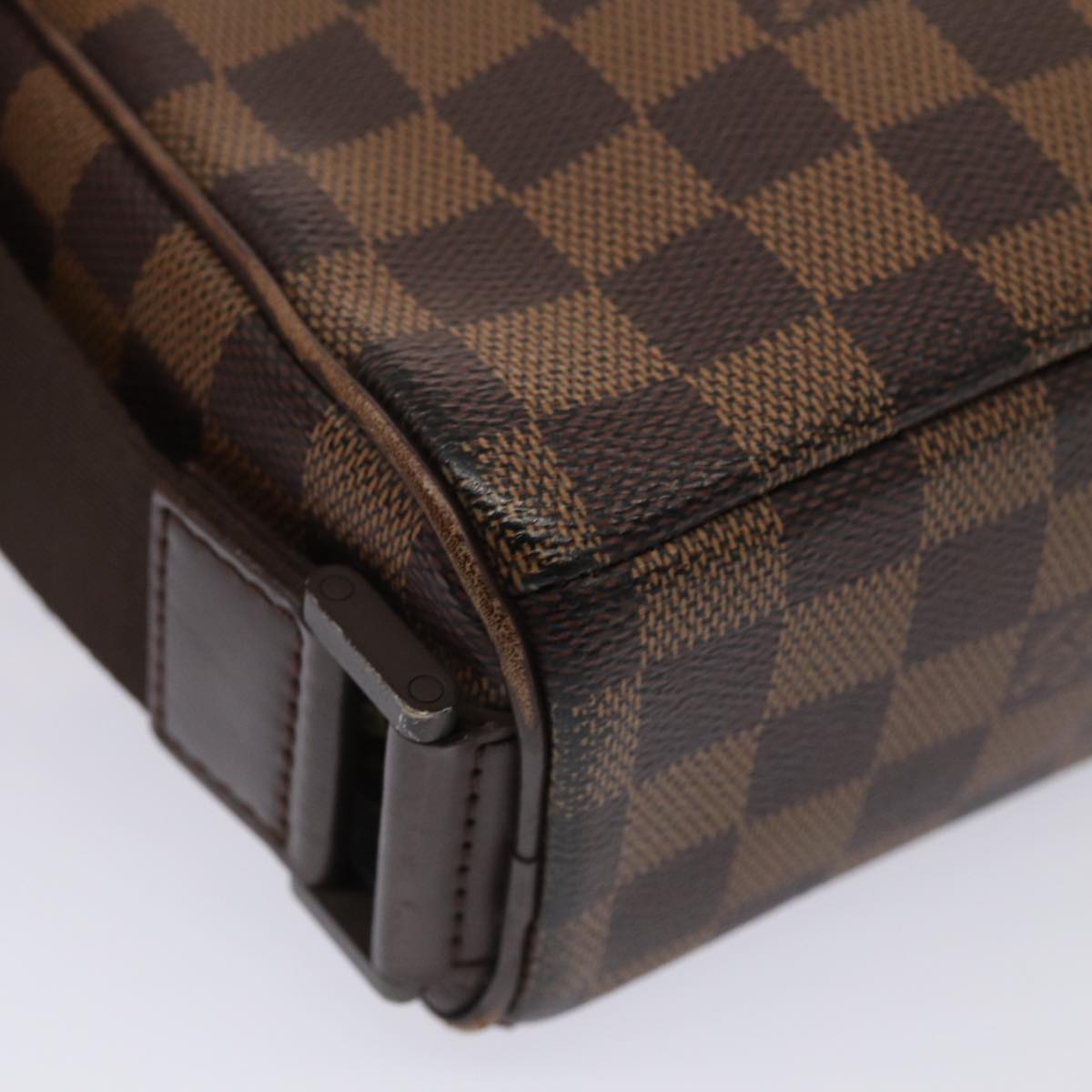 LOUIS VUITTON Damier Ebene Olaf PM Shoulder Bag N41442 LV yk14316