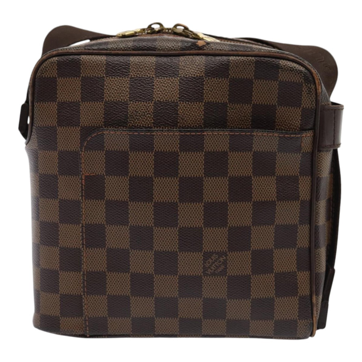 LOUIS VUITTON Damier Ebene Olaf PM Shoulder Bag N41442 LV yk14316