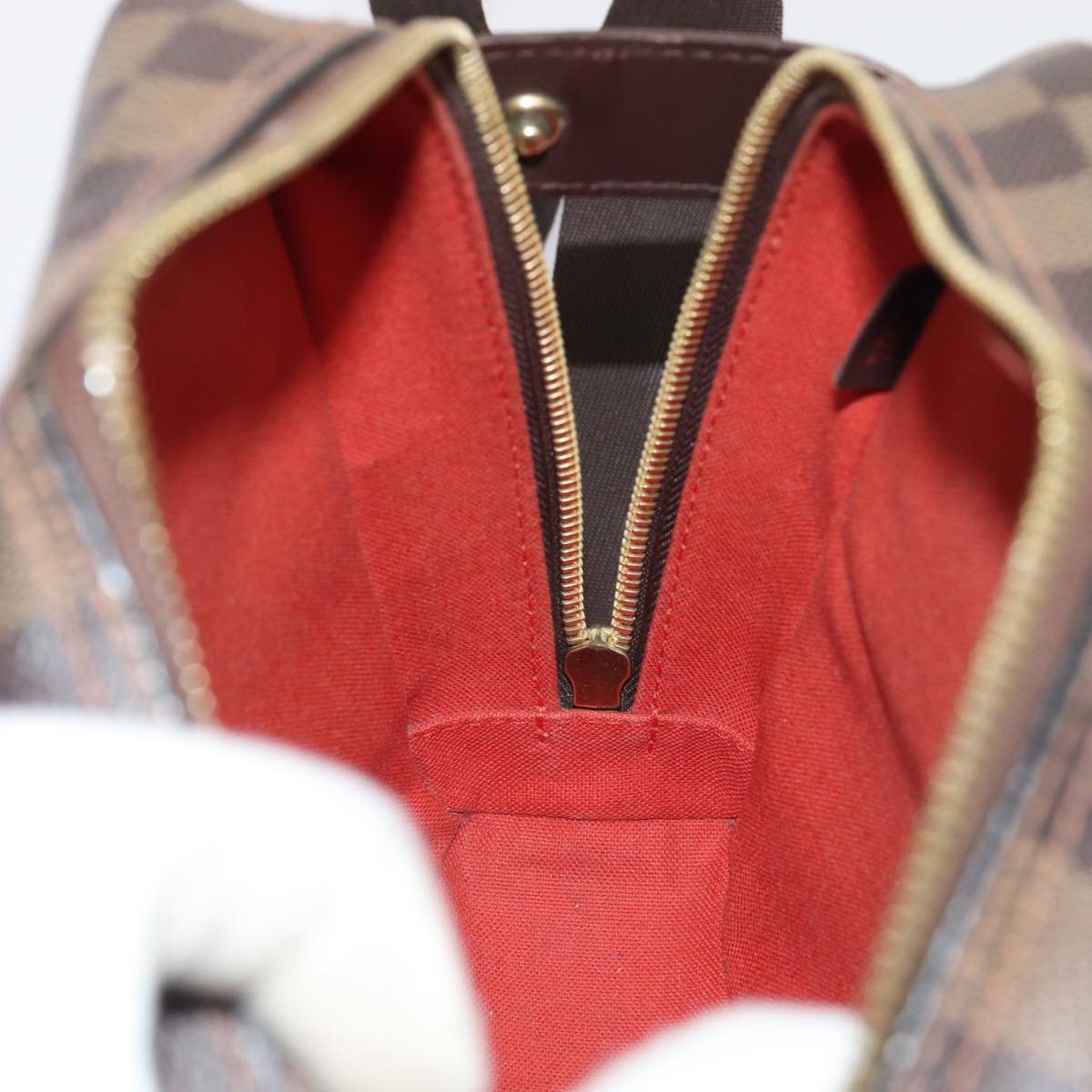 LOUIS VUITTON Damier Ebene Olaf PM Shoulder Bag N41442 LV yk14316