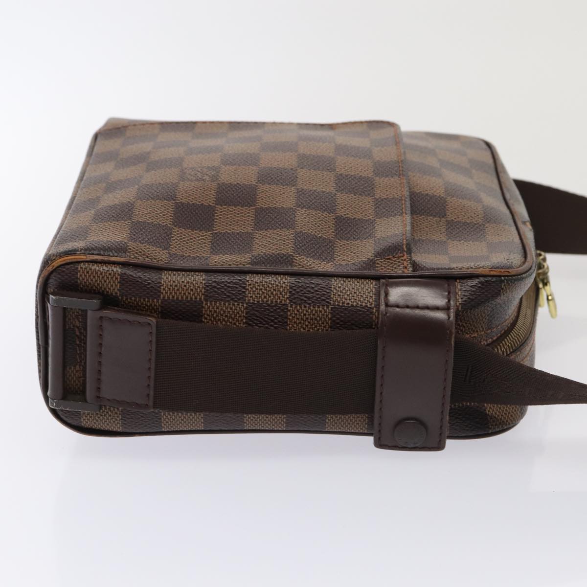 LOUIS VUITTON Damier Ebene Olaf PM Shoulder Bag N41442 LV yk14316
