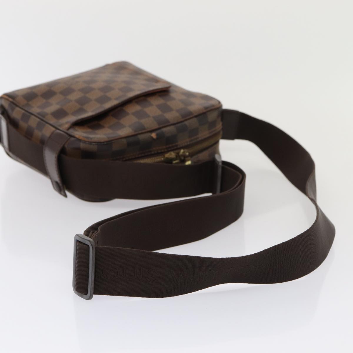 LOUIS VUITTON Damier Ebene Olaf PM Shoulder Bag N41442 LV yk14316
