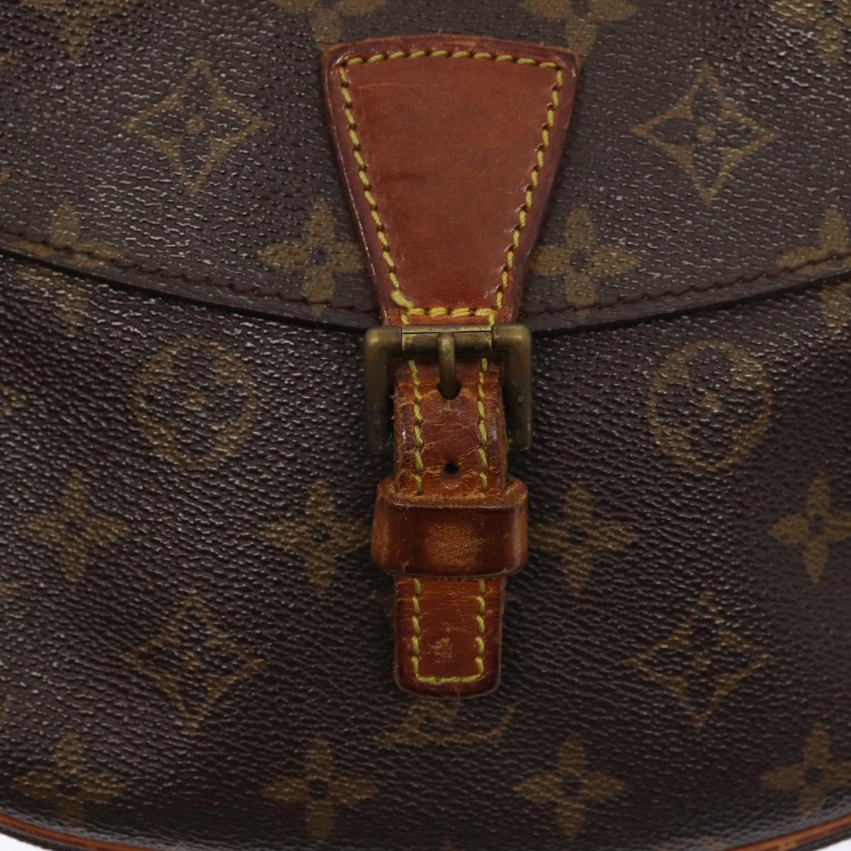 LOUIS VUITTON Monogram Jeune Fille PM Shoulder Bag M51227 LV yk14327