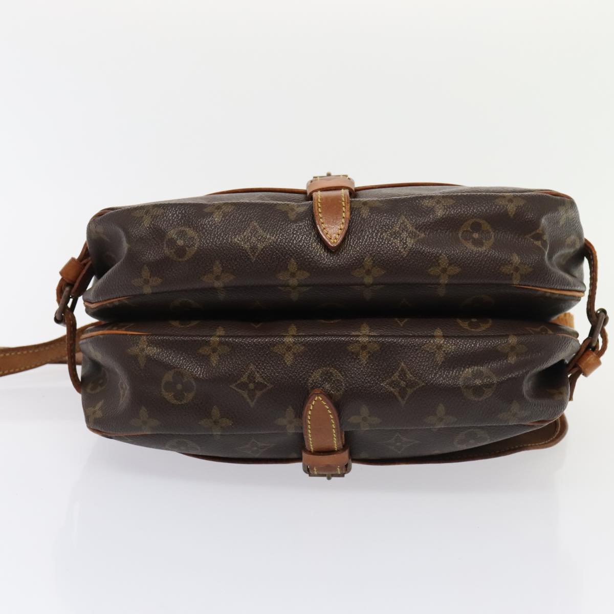 LOUIS VUITTON Monogram Saumur 30 Shoulder Bag M42256 LV yk14359