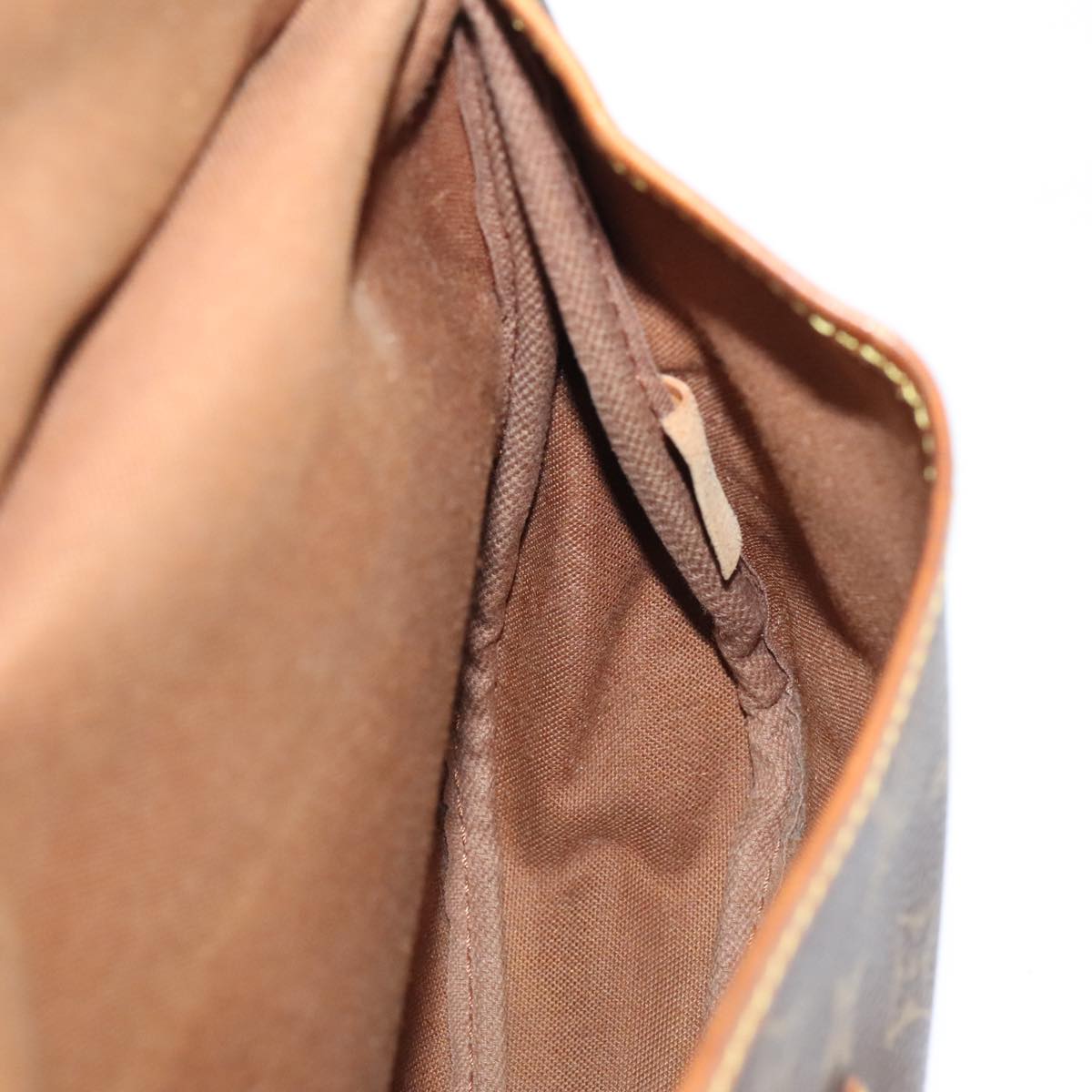 LOUIS VUITTON Monogram Saumur 30 Shoulder Bag M42256 LV yk14359