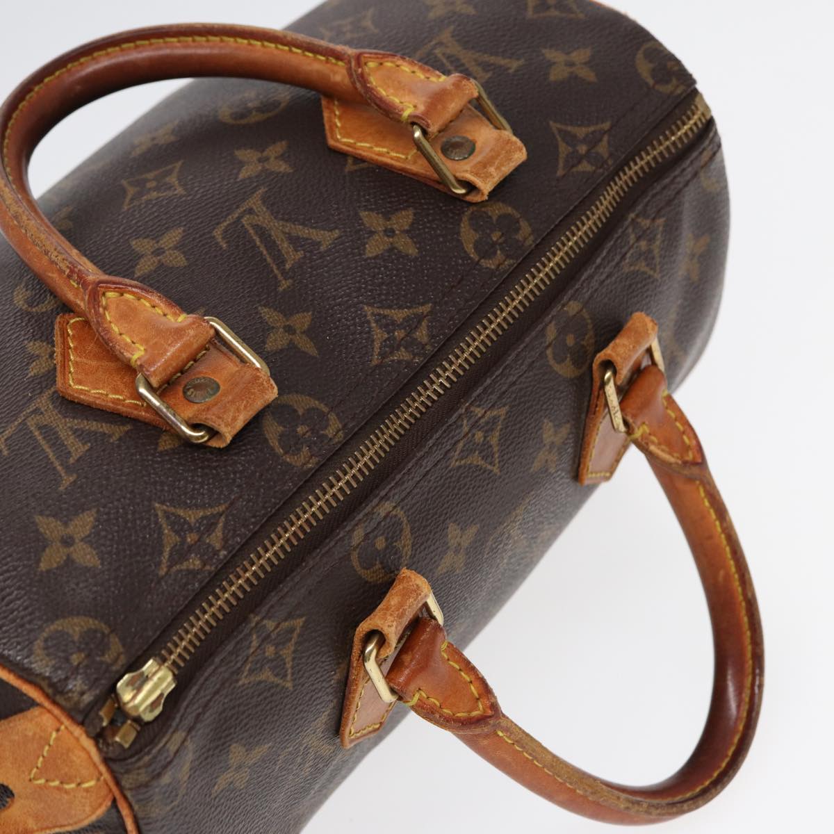 LOUIS VUITTON Monogram Speedy 25 Hand Bag M41528 LV yk14391