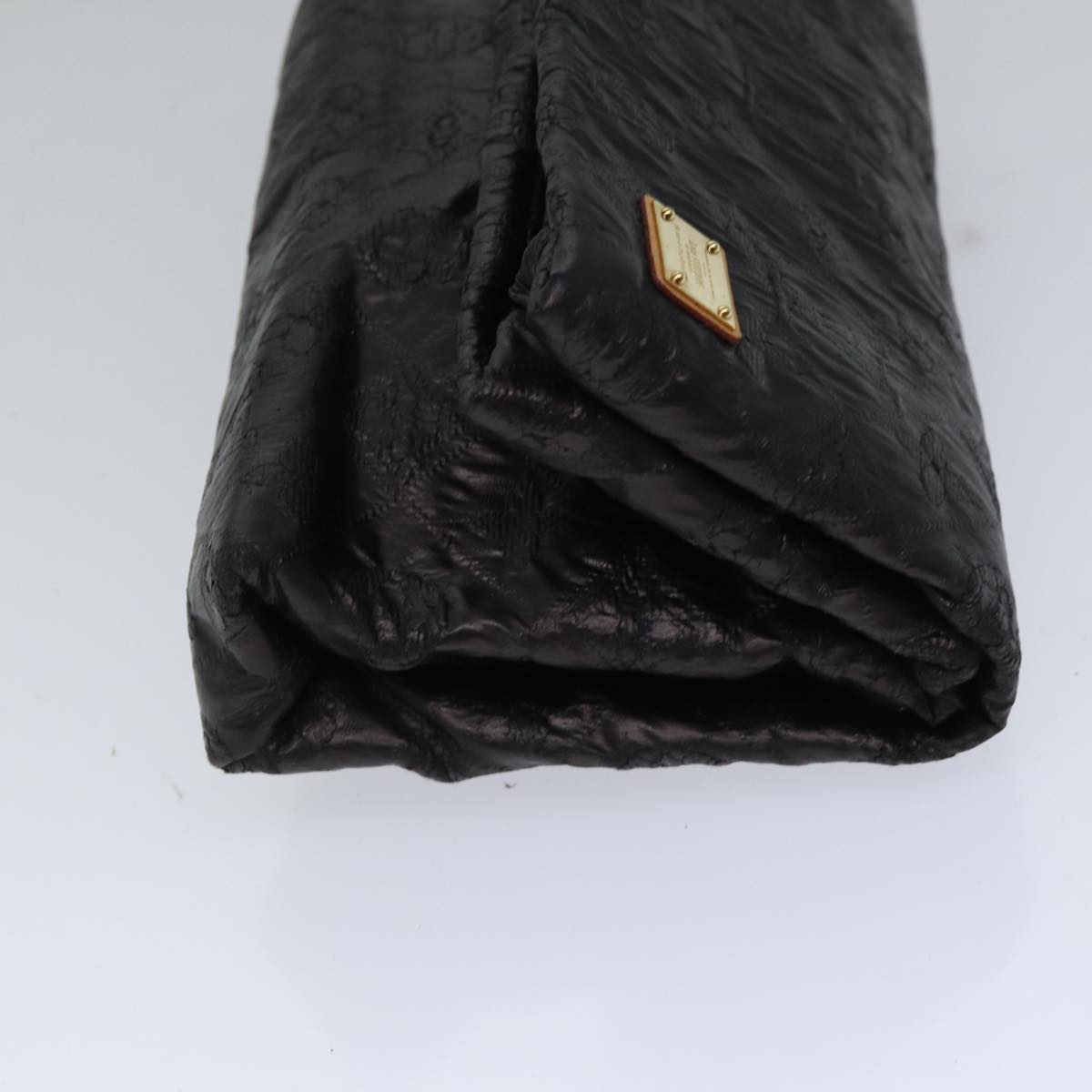 LOUIS VUITTON Monogram Lime Light Clutch PM Bag Bronze M95723 LV yk14403