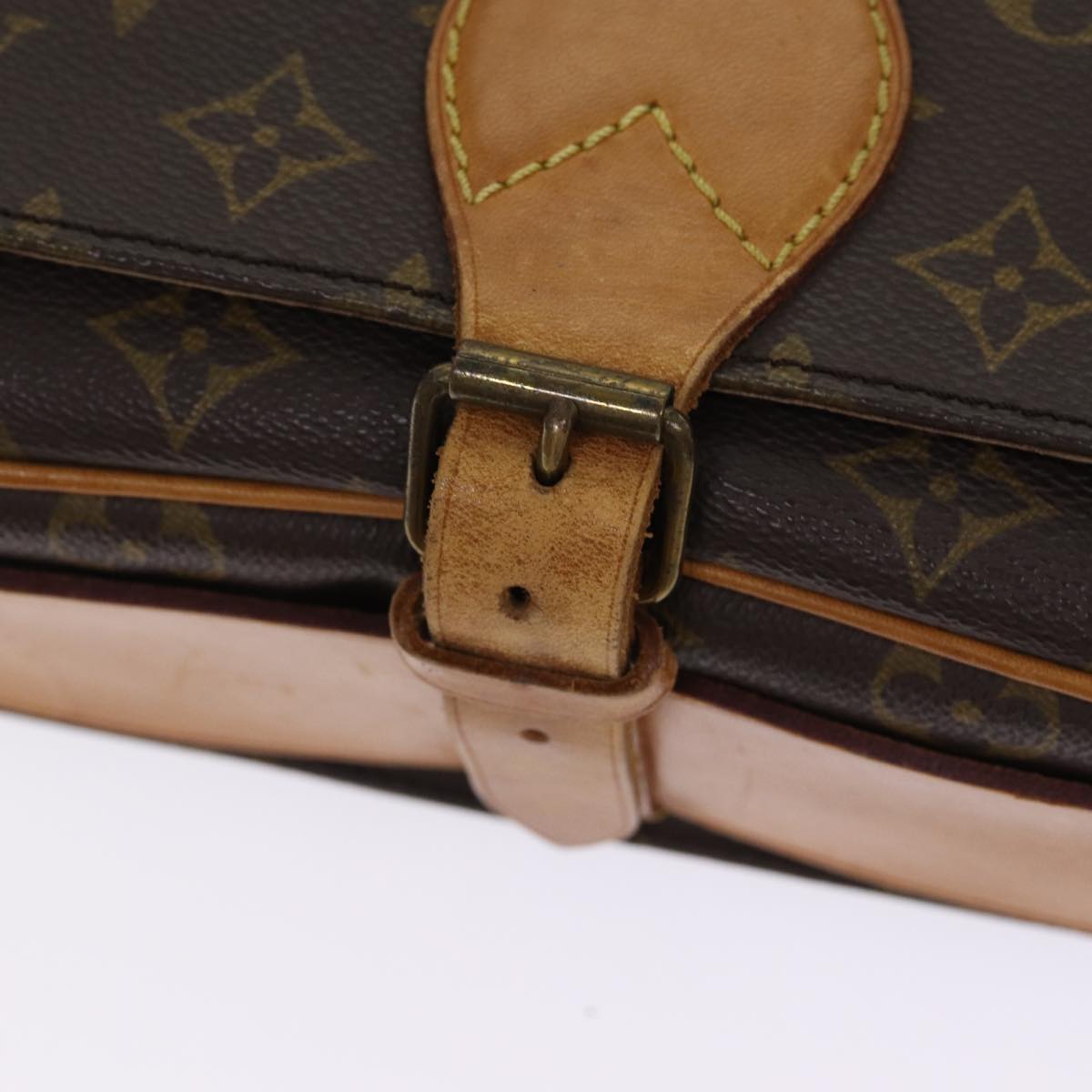 LOUIS VUITTON Monogram Cartouchiere GM Shoulder Bag M51252 LV yk14404