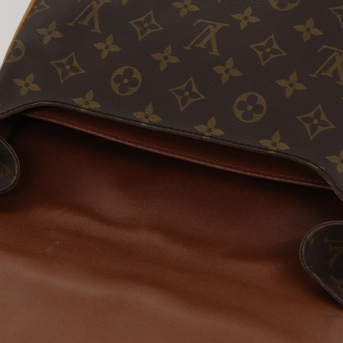 LOUIS VUITTON Monogram Cartouchiere GM Shoulder Bag M51252 LV yk14404