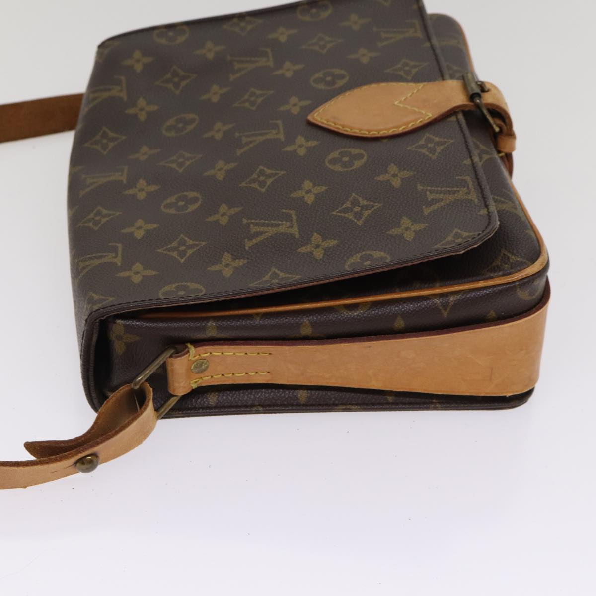 LOUIS VUITTON Monogram Cartouchiere GM Shoulder Bag M51252 LV yk14404