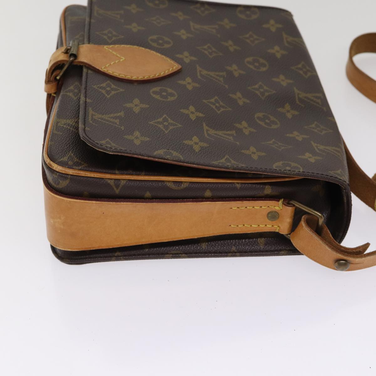 LOUIS VUITTON Monogram Cartouchiere GM Shoulder Bag M51252 LV yk14404