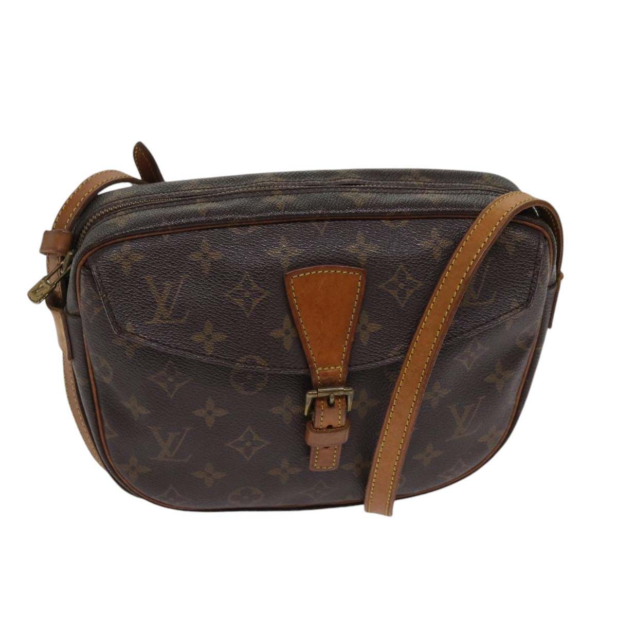 LOUIS VUITTON Monogram Jeune Fille MM Shoulder Bag M51226 LV yk14405