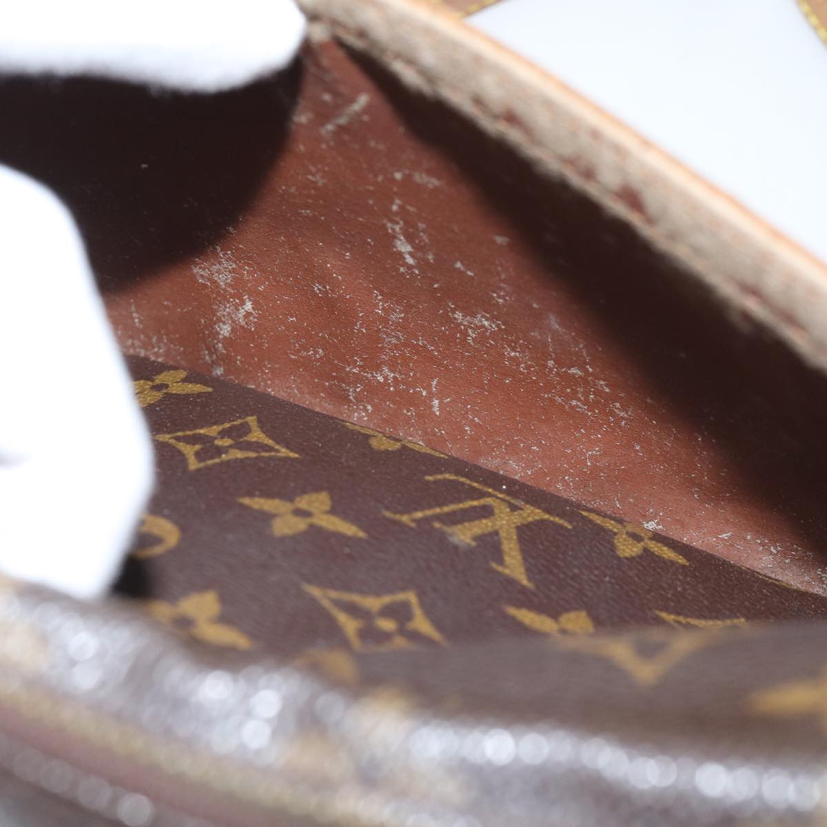 LOUIS VUITTON Monogram Jeune Fille MM Shoulder Bag M51226 LV yk14405