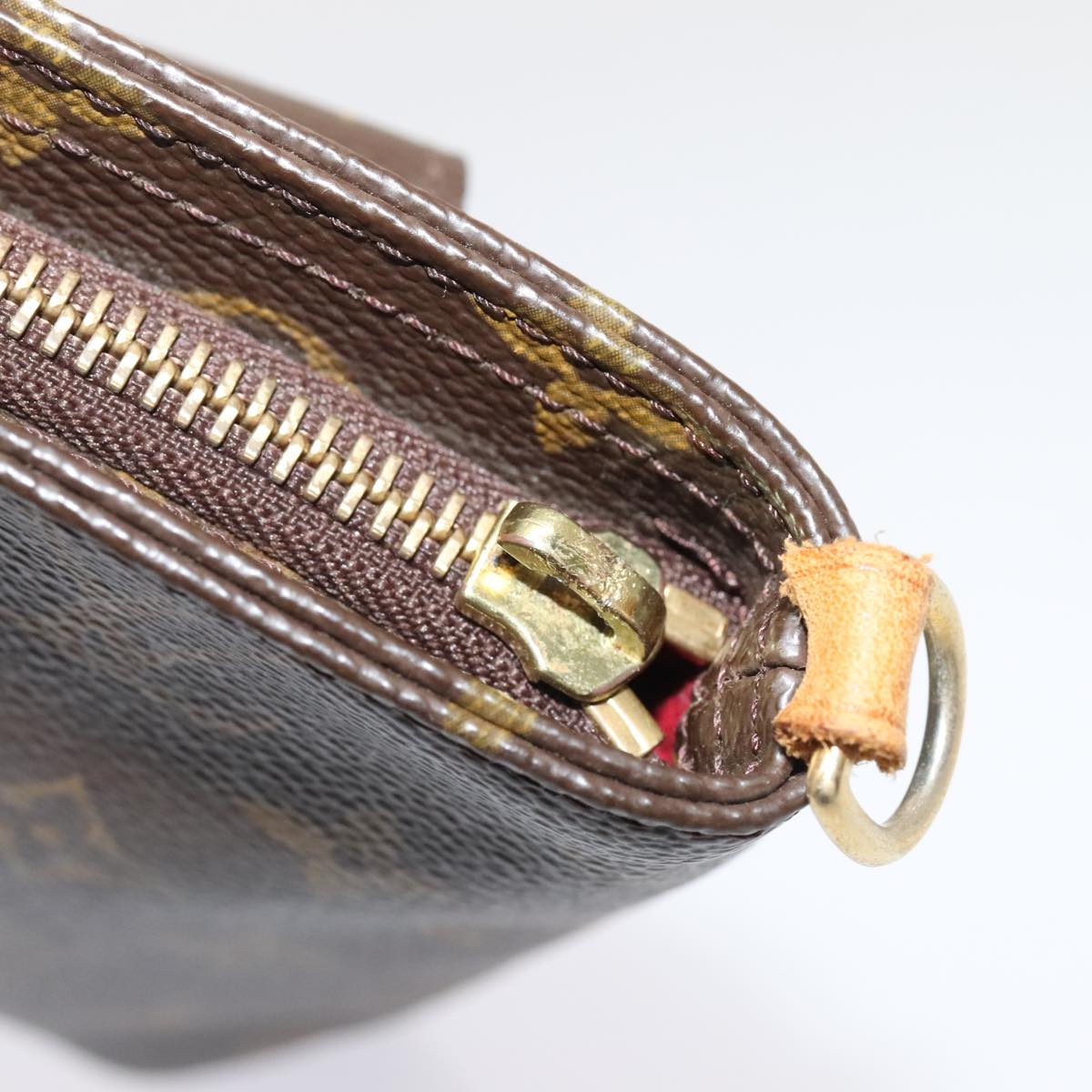 LOUIS VUITTON Monogram Partition Pouch M51901 LV yk14454