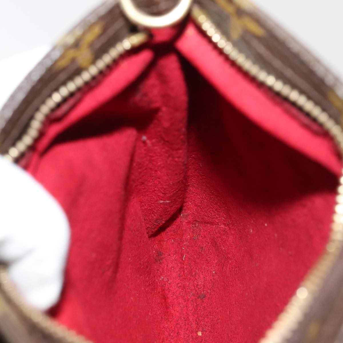 LOUIS VUITTON Monogram Partition Pouch M51901 LV yk14454