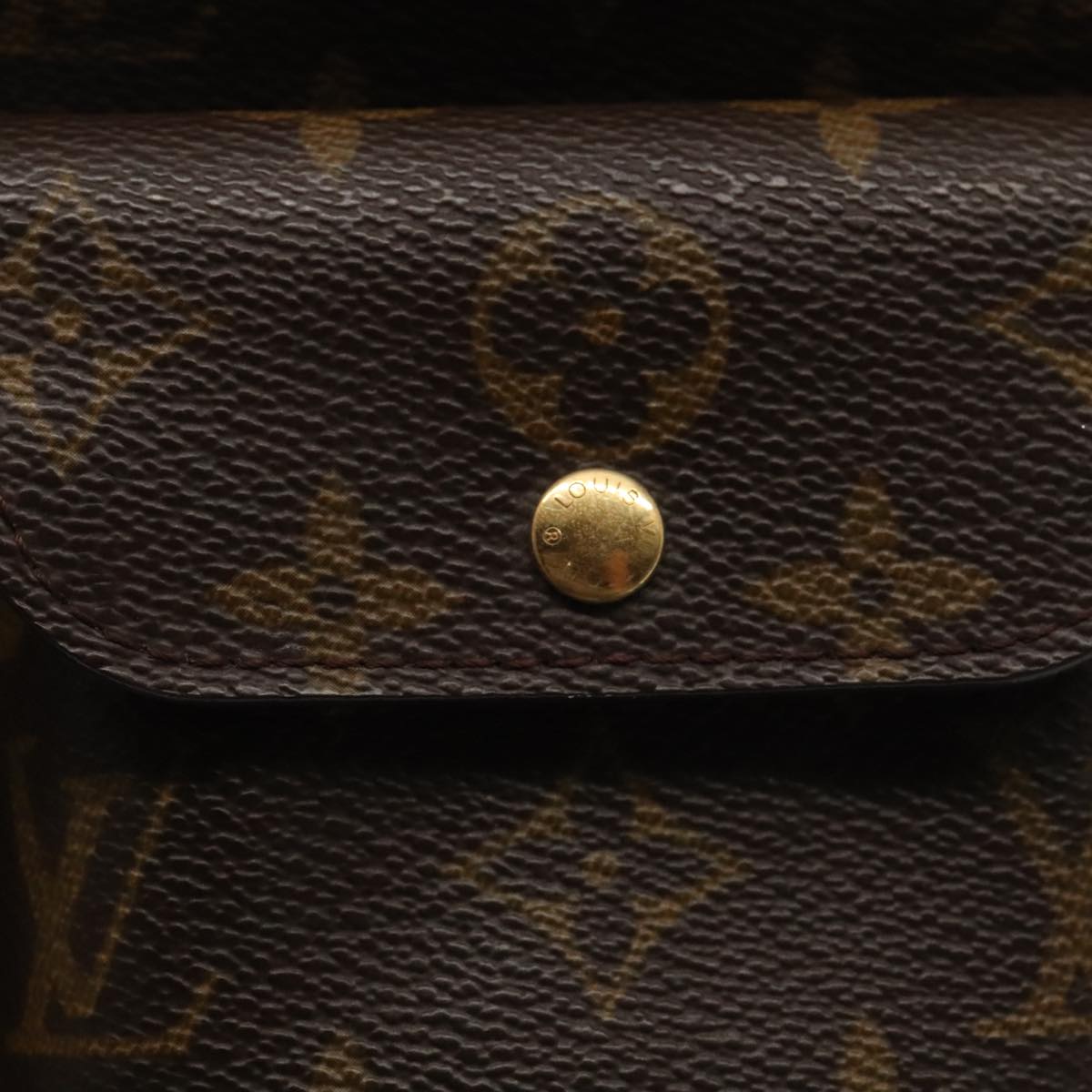 LOUIS VUITTON Monogram Partition Pouch M51901 LV yk14454