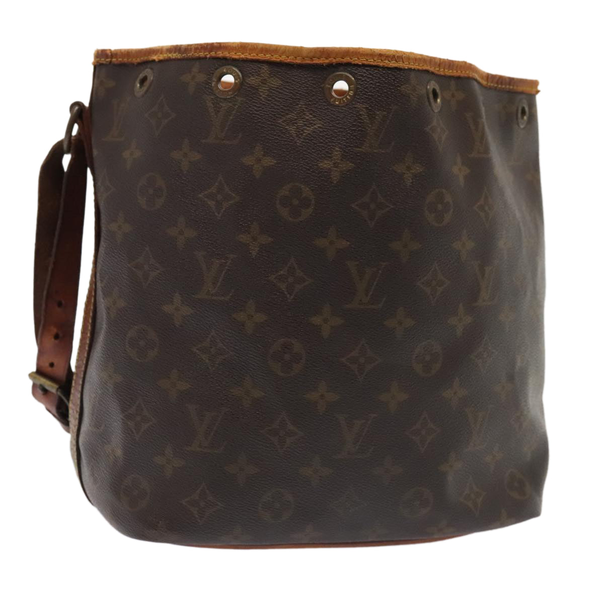 LOUIS VUITTON Monogram Petit Noe Shoulder Bag M42226 LV yk14469