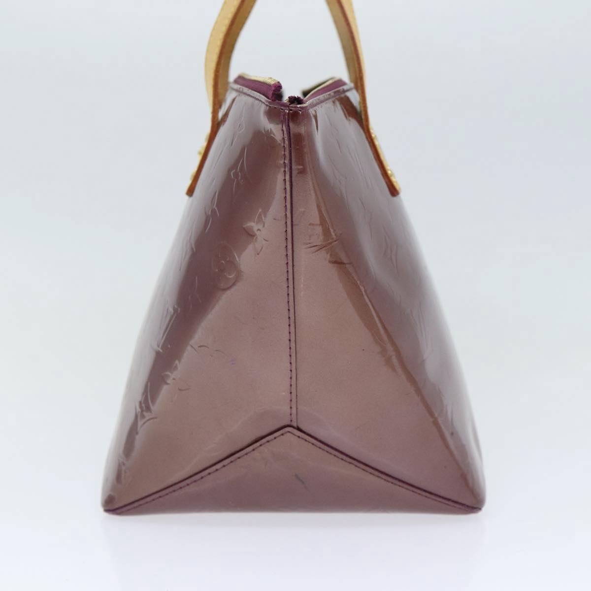 LOUIS VUITTON Monogram Vernis Bellevue PM Hand Bag Amarante M93585 yk14474