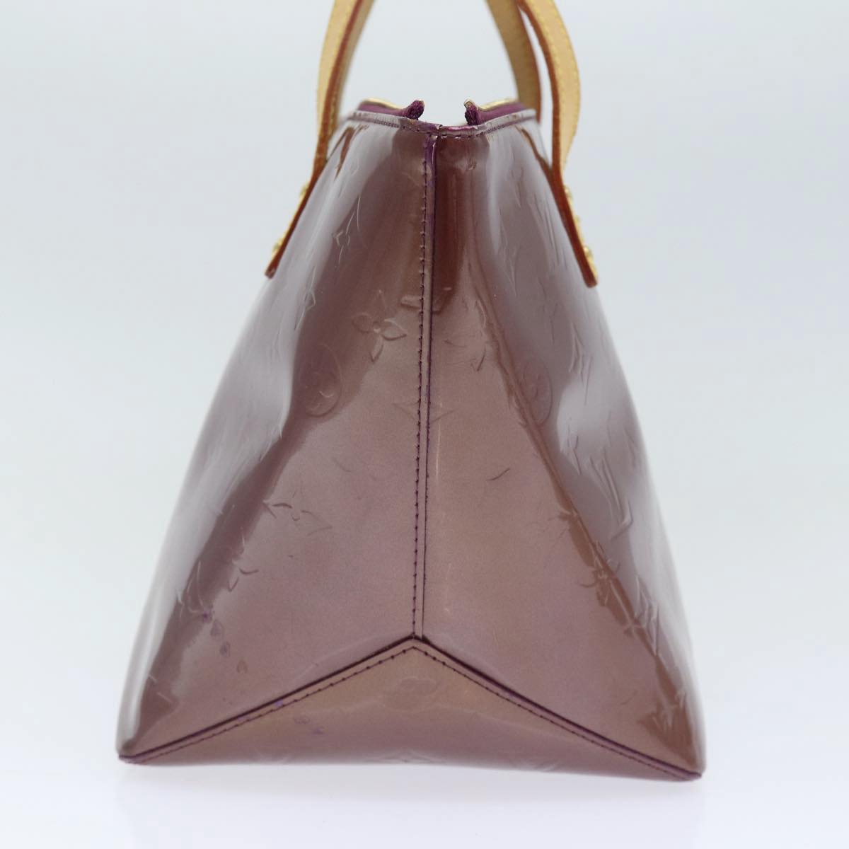 LOUIS VUITTON Monogram Vernis Bellevue PM Hand Bag Amarante M93585 yk14474