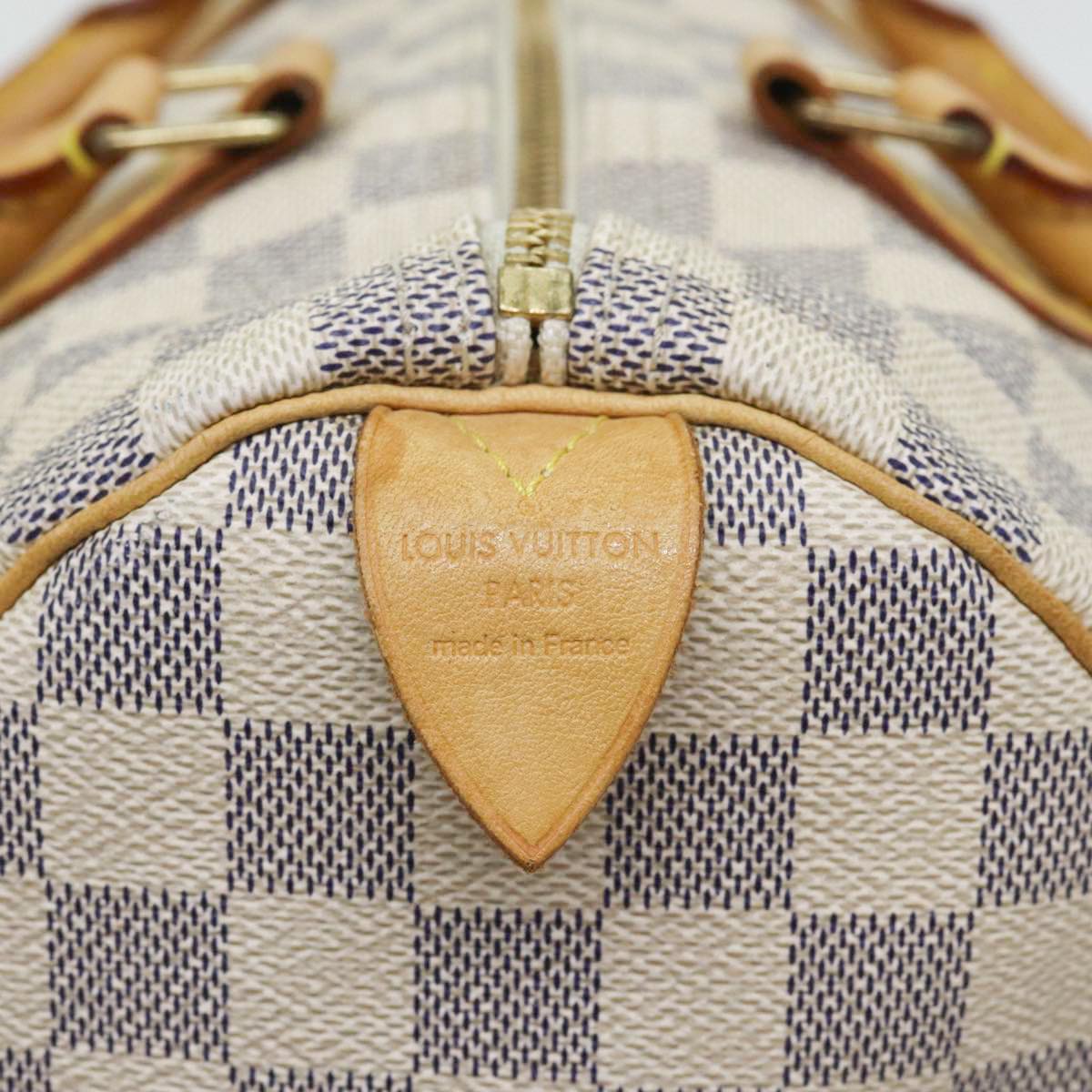 LOUIS VUITTON Damier Azur Speedy 30 Hand Bag N41533 LV yk14480
