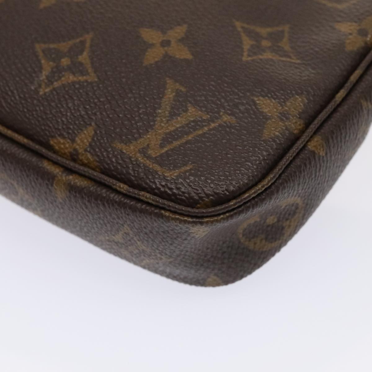 LOUIS VUITTON Monogram Pochette Accessoires Pouch M51980 LV yk14495