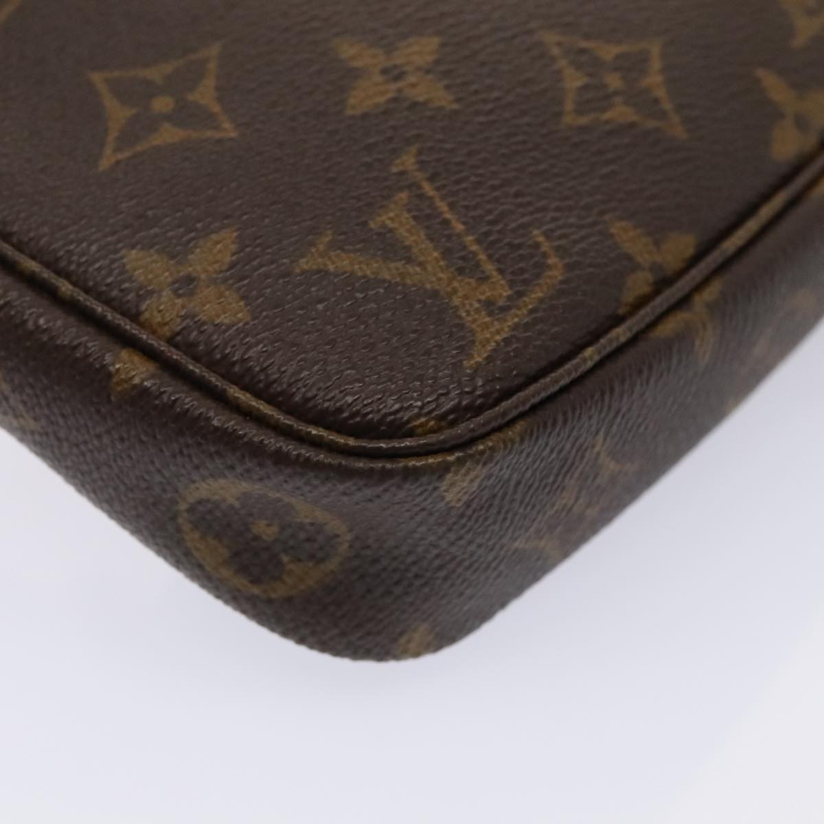 LOUIS VUITTON Monogram Pochette Accessoires Pouch M51980 LV yk14495
