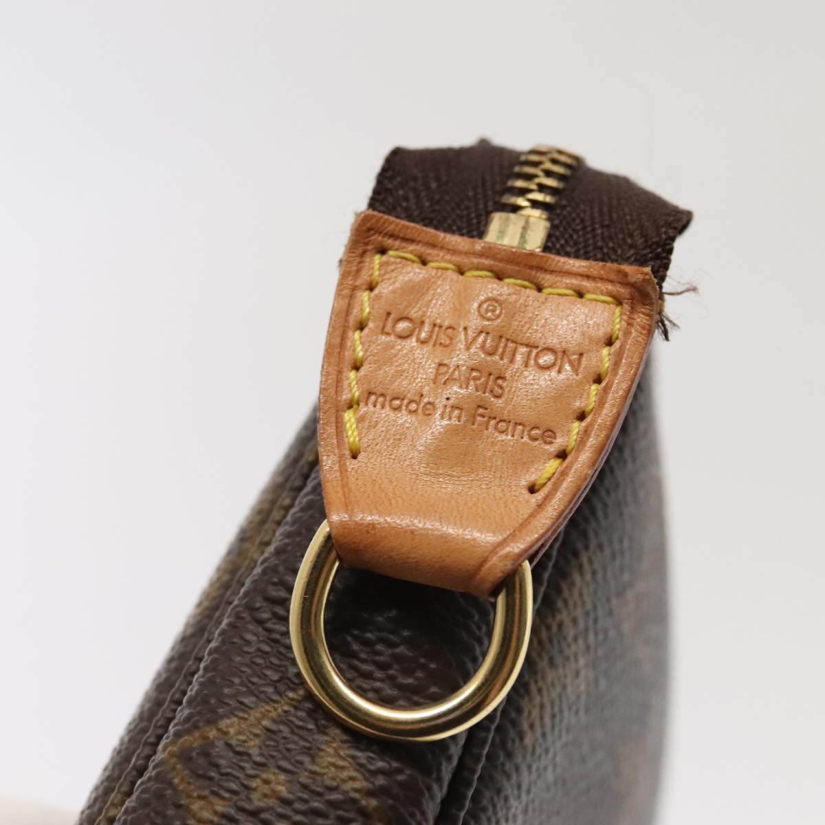 LOUIS VUITTON Monogram Pochette Accessoires Pouch M51980 LV yk14495