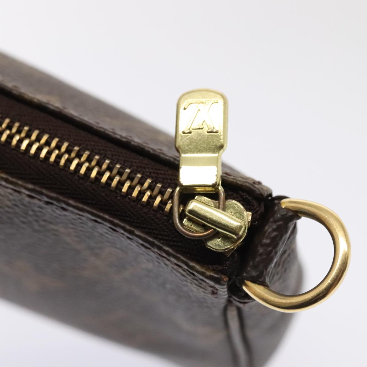 LOUIS VUITTON Monogram Pochette Accessoires Pouch M51980 LV yk14495