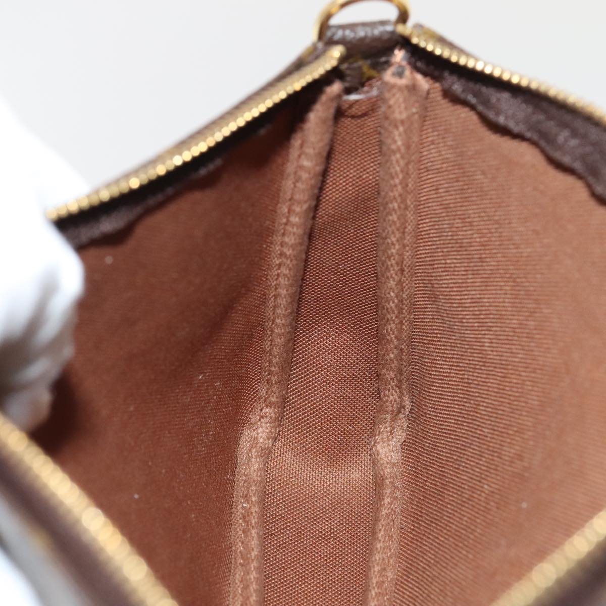 LOUIS VUITTON Monogram Pochette Accessoires Pouch M51980 LV yk14495