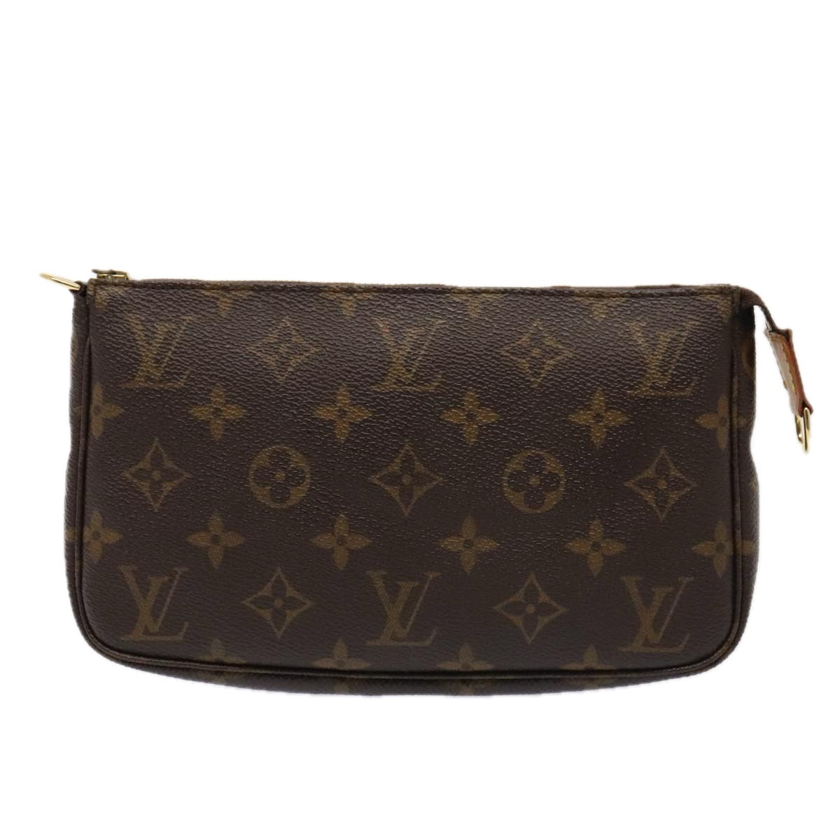 LOUIS VUITTON Monogram Pochette Accessoires Pouch M51980 LV yk14495
