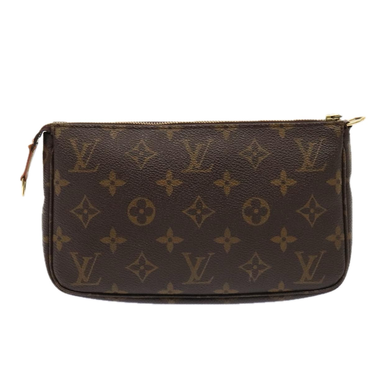 LOUIS VUITTON Monogram Pochette Accessoires Pouch M51980 LV yk14495