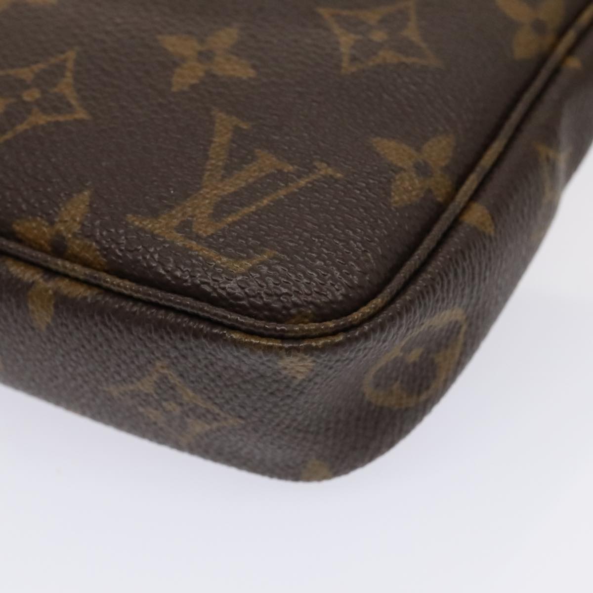 LOUIS VUITTON Monogram Pochette Accessoires Pouch M51980 LV yk14495