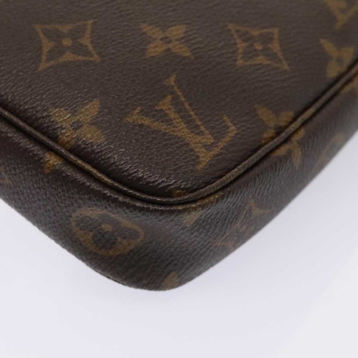 LOUIS VUITTON Monogram Pochette Accessoires Pouch M51980 LV yk14495