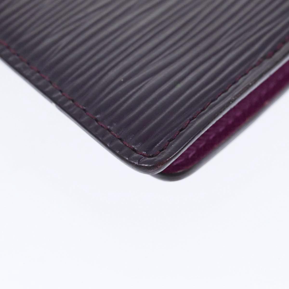 LOUIS VUITTON Epi Agenda PM Day Planner Cover Purple Cassis R2005K yk14496