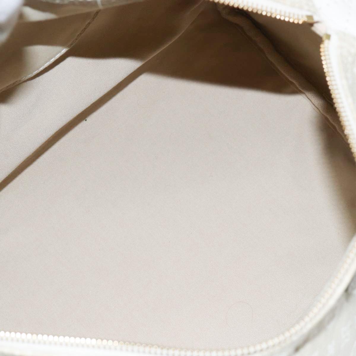 LOUIS VUITTON Monogram Mini Lin Speedy 30 Bag White Dunne M95319 LV yk14499