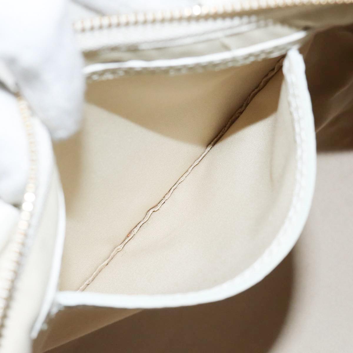LOUIS VUITTON Monogram Mini Lin Speedy 30 Bag White Dunne M95319 LV yk14499