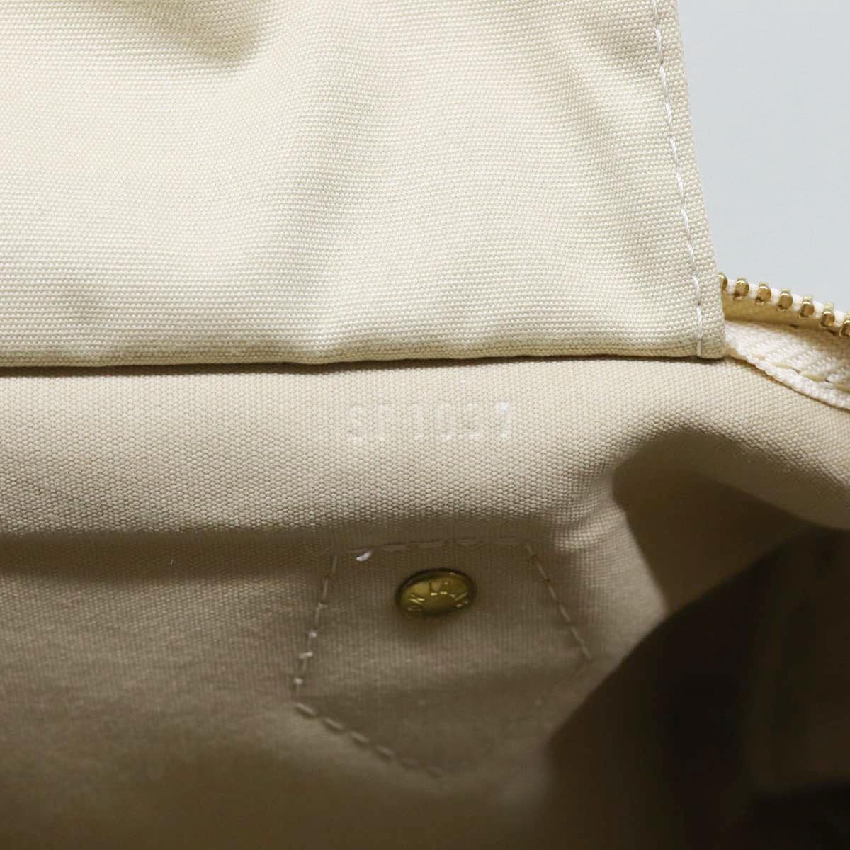 LOUIS VUITTON Monogram Mini Lin Speedy 30 Bag White Dunne M95319 LV yk14499
