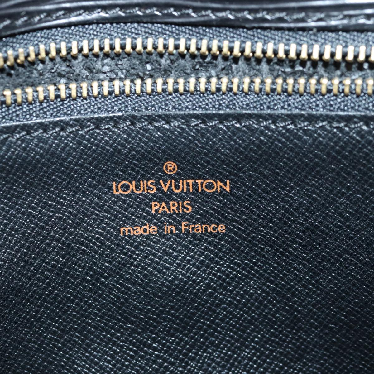 LOUIS VUITTON Epi Serie Dragonne Hand Bag Black Noir M52612 LV yk14514