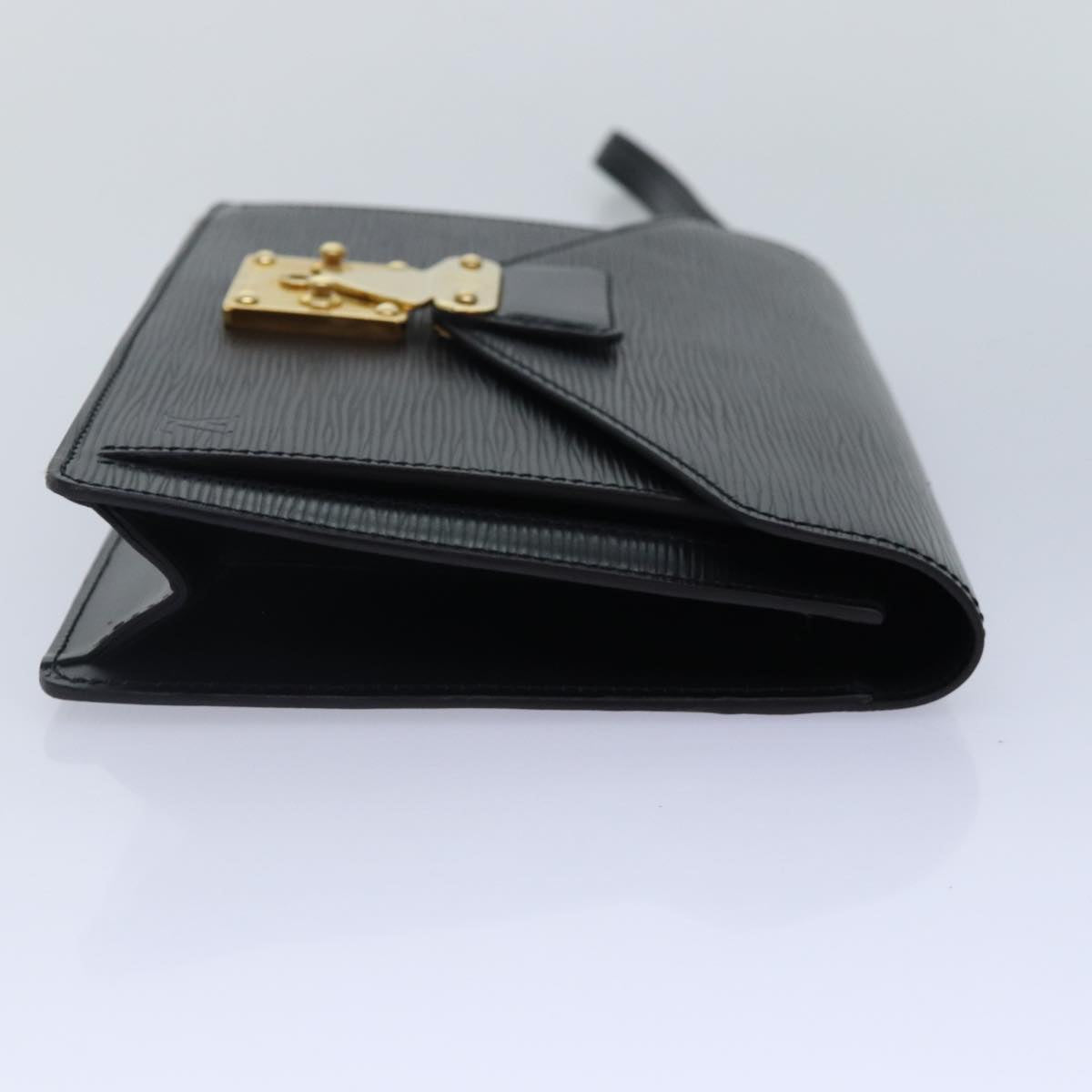 LOUIS VUITTON Epi Serie Dragonne Hand Bag Black Noir M52612 LV yk14514