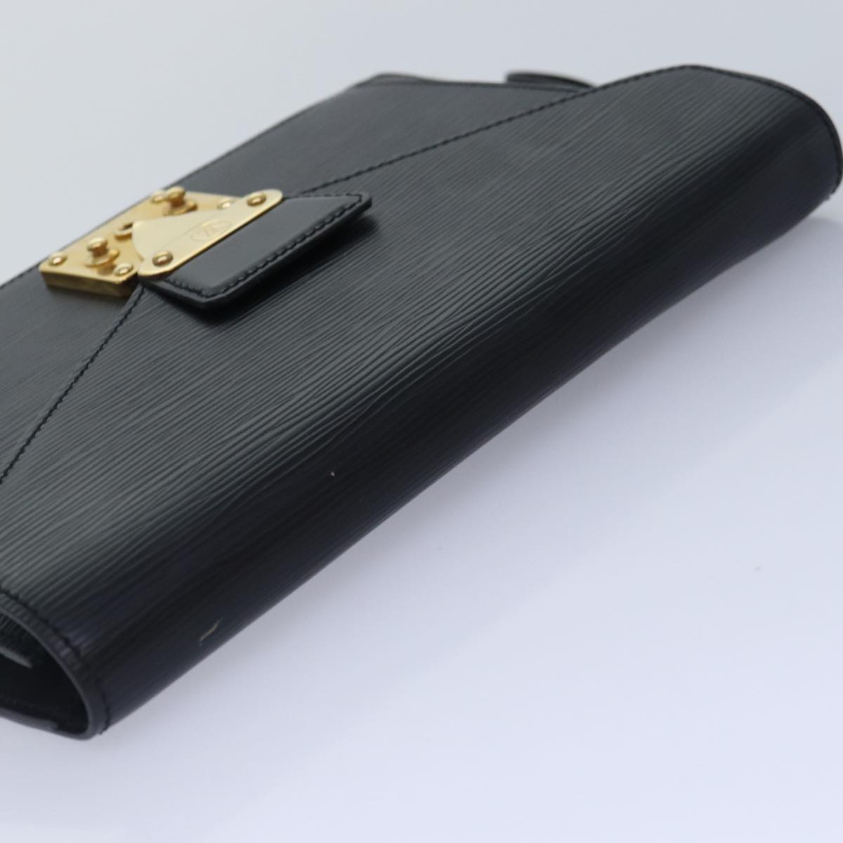 LOUIS VUITTON Epi Serie Dragonne Hand Bag Black Noir M52612 LV yk14514