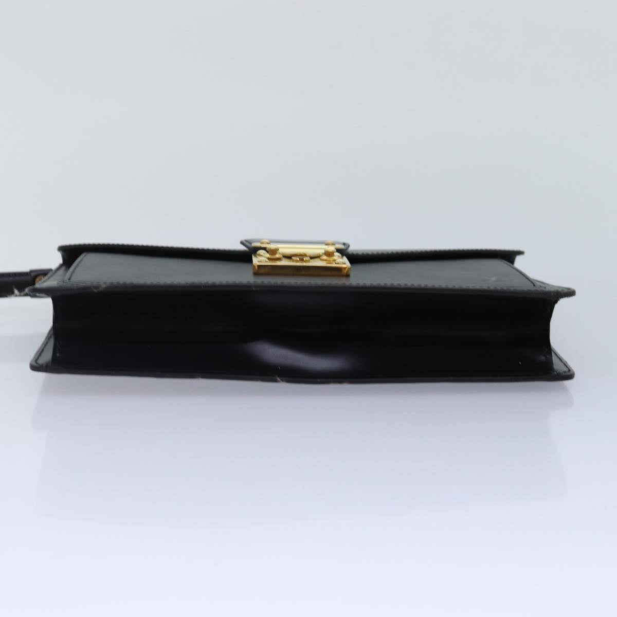 LOUIS VUITTON Epi Serie Dragonne Hand Bag Black Noir M52612 LV yk14514