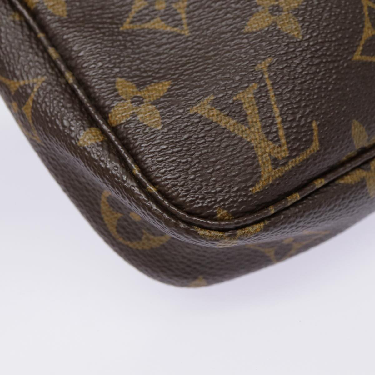 LOUIS VUITTON Monogram Pochette Accessoires Pouch M51980 LV yk14521