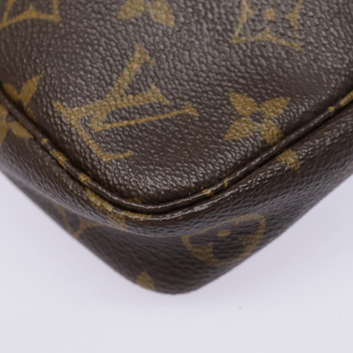 LOUIS VUITTON Monogram Pochette Accessoires Pouch M51980 LV yk14521