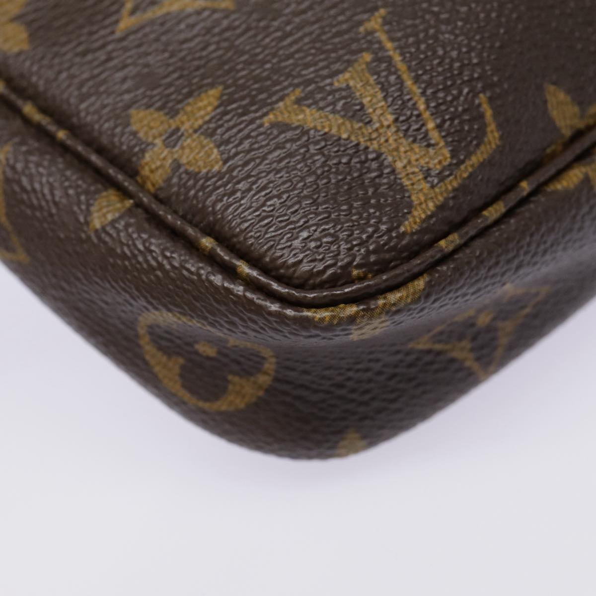 LOUIS VUITTON Monogram Pochette Accessoires Pouch M51980 LV yk14521