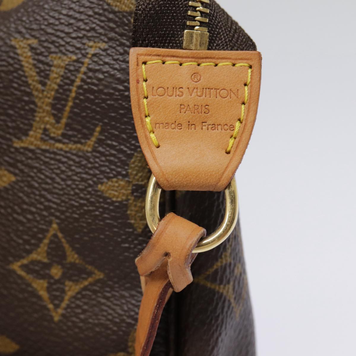 LOUIS VUITTON Monogram Pochette Accessoires Pouch M51980 LV yk14521